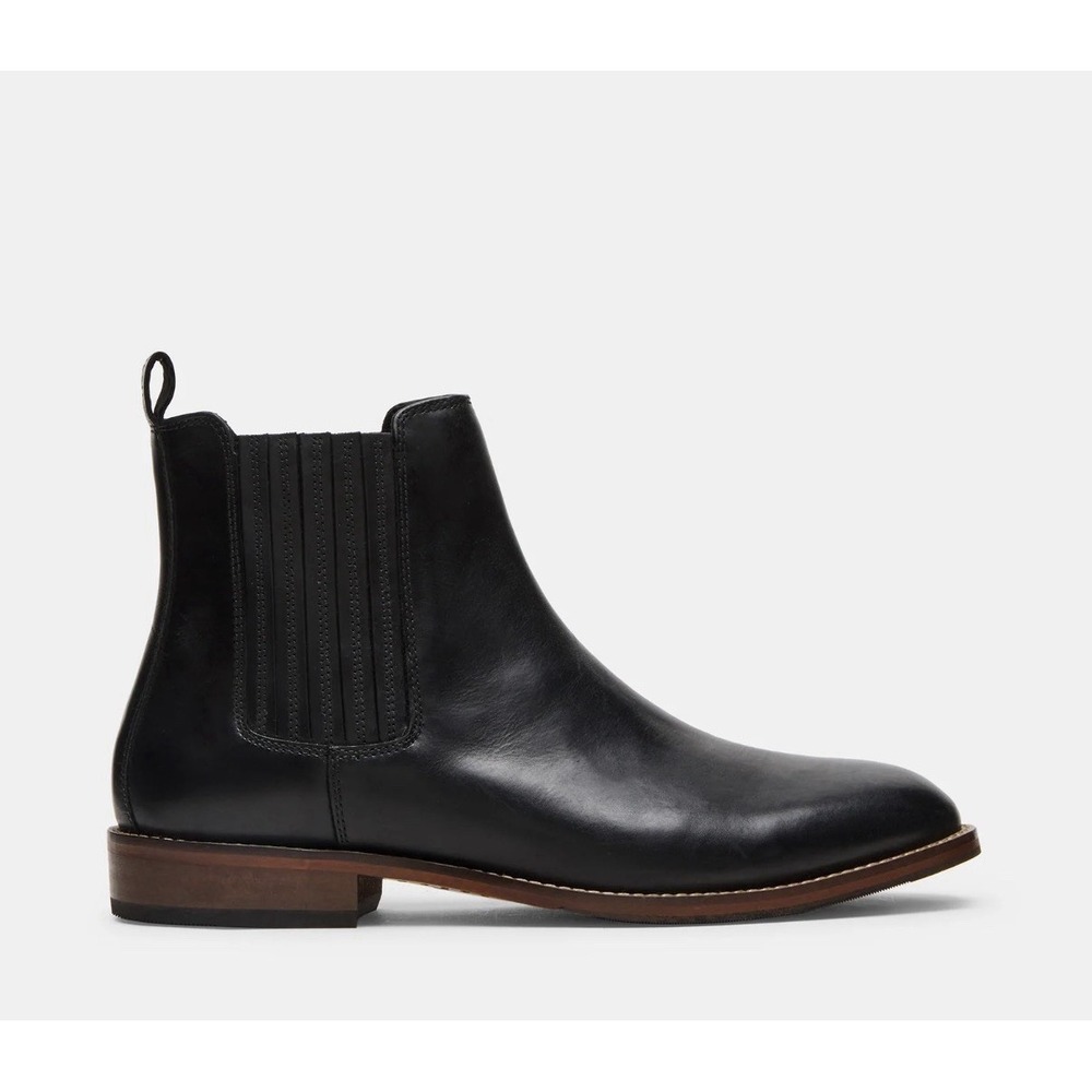 Steve Madden RYKER Black Chelsea Men's Ankle Boots Size 8.5D Men's